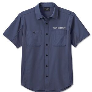 NWT Harley-Davidson Men's Wicked Short Sleeved Performance Shirt